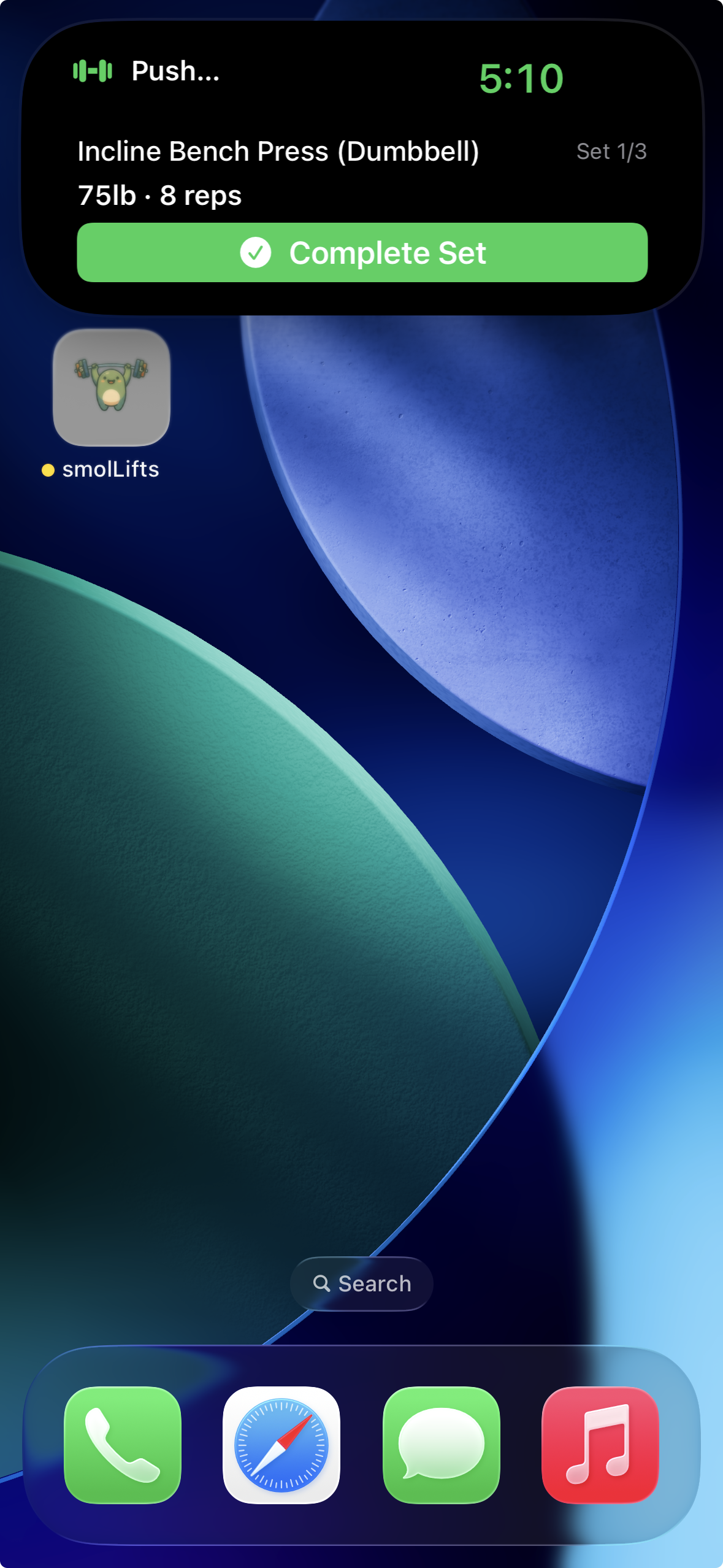 Live Activity & Dynamic Island screenshot