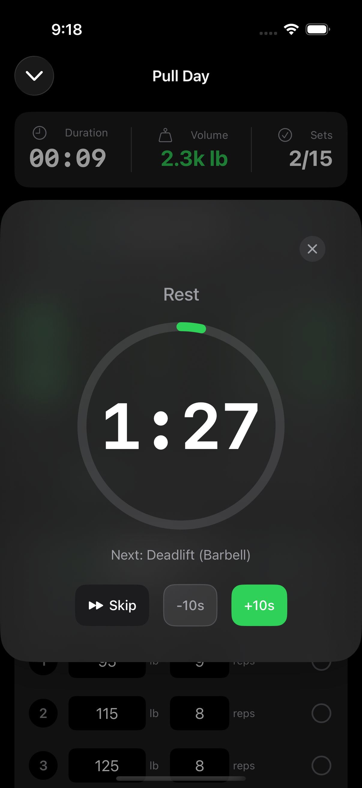 Rest Timer screenshot